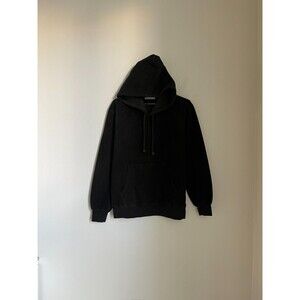 Industry Of All Nations Cotton Reversed Pullover Hoodie in Iron 8 Size XS *FADED